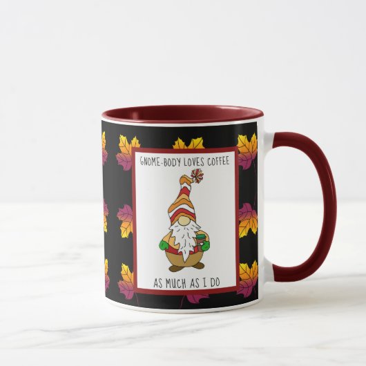 Mug Gnome-Body aime le café Comme moi (Droite)