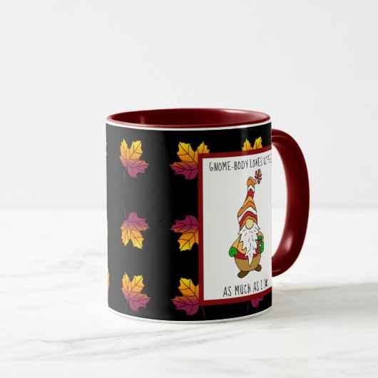 Mug Gnome-Body aime le café Comme moi (Devant droit)