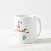 Mug Gnome, brindille et ornements de Noël (Devant droit)