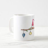 Mug Gnome, brindille et ornements de Noël (Devant gauche)