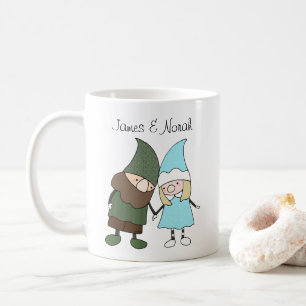 Mug Gnome Couple Nom personnalisé cadeau personnalis