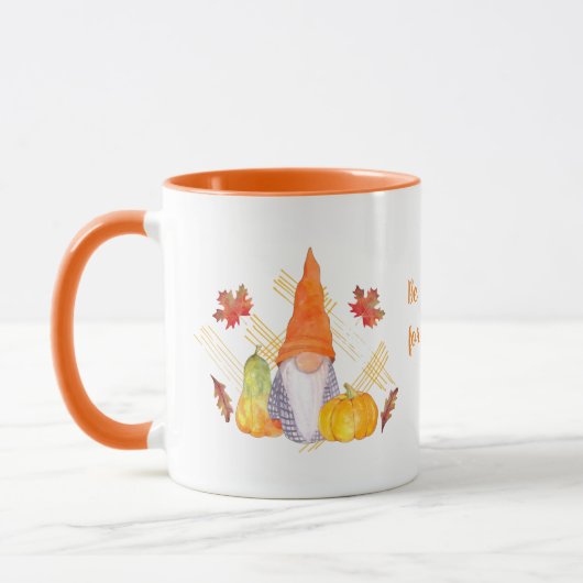 Mug Gnome d'automne Thanksgiving (Gauche)