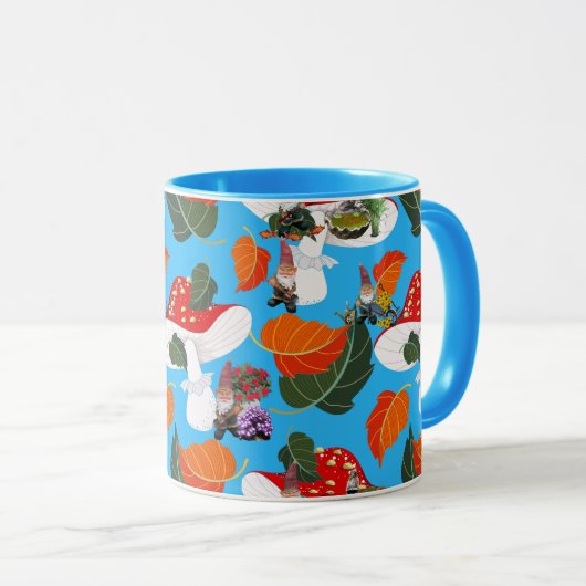 Mug gnome de champignon (Devant droit)