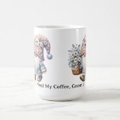 Mug Gnome de fleur de marguerite mignon personnalisé p (Centre)