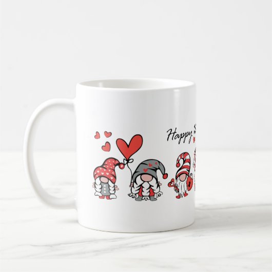 Mug Gnome de la Saint-Valentin (Gauche)
