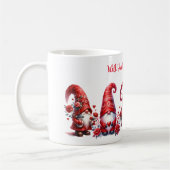 Mug Gnome de la Saint-Valentin avec des cœurs et d (Gauche)