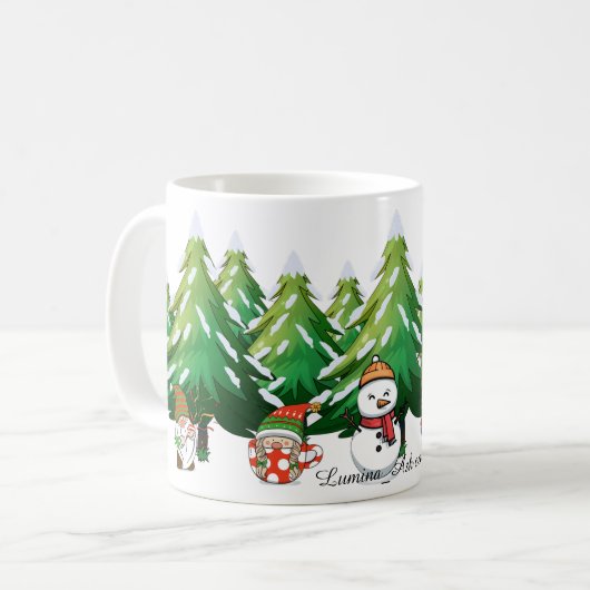 Mug Gnome de Noël (Devant gauche)