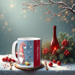 Mug Gnome de Noël cosy festif déguisé