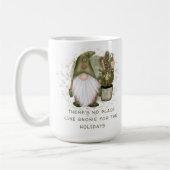 Mug Gnome de Noël drôle d'arbre Pas de lieu comme Gnom (Gauche)