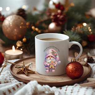 Mug Gnome de Noël en pain d'épice fantaisiste
