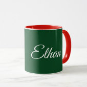 Mug Gnome de Noël personnalisé (Devant droit)
