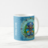 Mug Gnome de police (Devant droit)