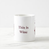 Mug Gnome de vin Personnaliser C'est du vin (Centre)