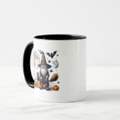 Mug Gnome d'Halloween et chat noir (Devant gauche)