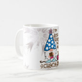 Mug Gnome d'hiver Je suis juste ici pour le chocolat (Devant gauche)