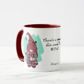 Mug Gnome Drôle Ça Pourrait Être Du Vin (Devant gauche)