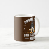 Mug Gnome Drôle Pour Les Gnomes De Retraite Juge Règle (Devant droit)