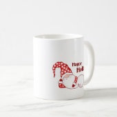 Mug Gnome endormi Joyeuses Fêtes drôle (Devant droit)