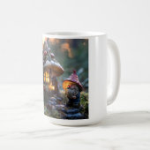 Mug Gnome et une maison de champignons, design imagina (Devant droit)