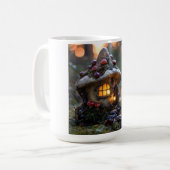 Mug Gnome et une maison de champignons, design imagina (Devant gauche)