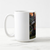 Mug Gnome et une maison de champignons, design imagina (Gauche)