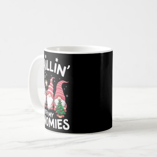 Mug Gnome Family Christmas Chillin With My Gnomies _1 (Devant gauche)