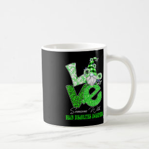 Mug Gnome Flower Love Incapacité cérébrale Sensibilisa