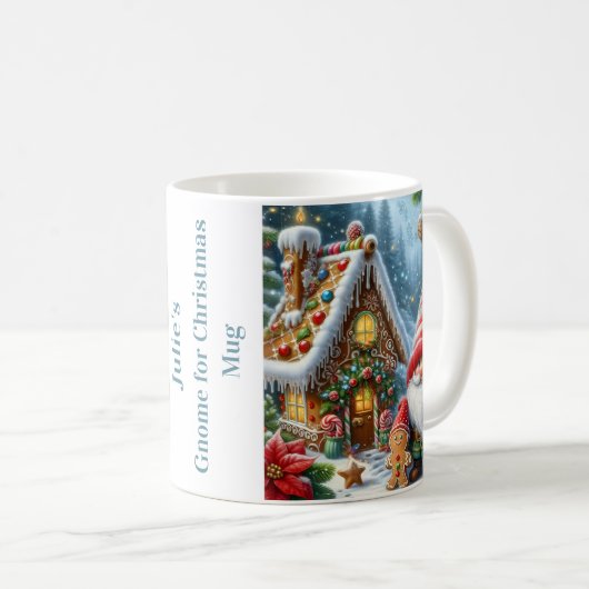 Mug Gnome for Christmas Personalized (Devant droit)