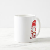 Mug Gnome in Snowflake Hat Let It Snow (Devant droit)