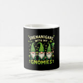 Mug Gnome Iris de la Saint-Patrick pour femmes Shamroc (Centre)