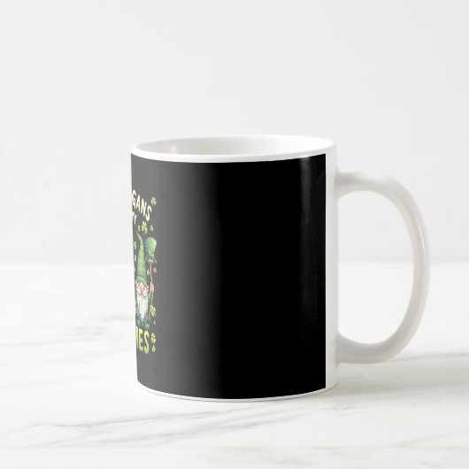 Mug Gnome Iris de la Saint-Patrick pour femmes Shamroc (Droite)