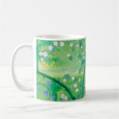 Mug Gnome jardiner, Blackbird, Hérisson et lapin blanc (Gauche)