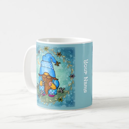 Mug Gnome jouant des jacks (Devant gauche)