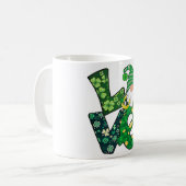 Mug Gnome Love Funny Jour de la Saint Patrick (Devant gauche)