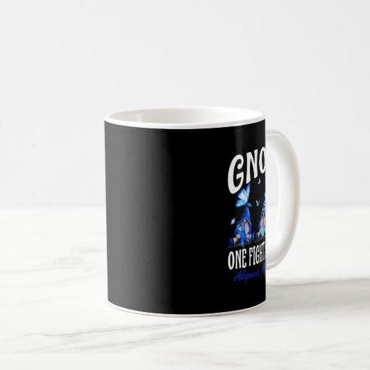 Mug Gnome One combat seul Alopécie Sensibilisation 1 (Devant droit)