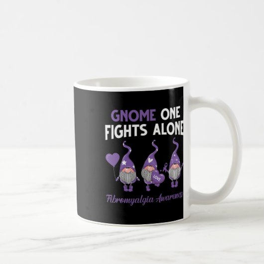 Mug Gnome One combat seul Fibromyalgie Sensibilisation (Droite)
