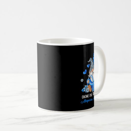Mug Gnome One combat seul Ribbon Alopecia sensibilisat (Devant droit)
