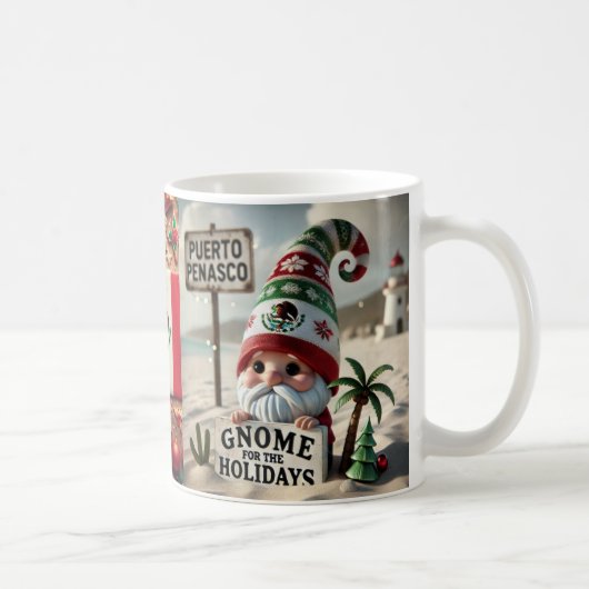 Mug Gnome Pour Les Vacances - Puerto Penasco (Droite)