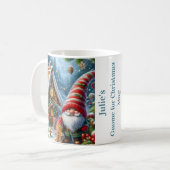 Mug Gnome pour Noël Personnalisé (Devant gauche)
