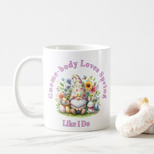 Mug Gnome Printemps (Avec donut)