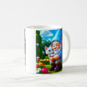 Mug Gnome qui étreint un chat (Devant droit)