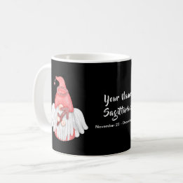 Mug Gnome Sagittarius Astrologie Signe Angel Votre nom