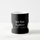 Mug Gnome Sagittarius Astrologie Signe Angel Votre nom (Centre)