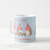 Mug Gnome scandinave pour les fêtes Personnalisé (Devant gauche)