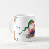 Mug Gnome suédois Jultomten Fika | (Devant gauche)