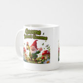 Mug Gnome Sweet Gnome Whimsical Garden Gnome Graphic (Devant gauche)