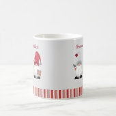 Mug Gnome tendance mignonne pour les fêtes rose rouge  (Centre)