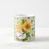 Mug GNOME tournesol, pour les amateurs de Gnome, Café (Centre)