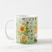 Mug GNOME tournesol, pour les amateurs de Gnome, Café (Gauche)
