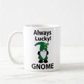 Mug Gnome Trèfle Chanceux Fête de la Saint-Patrick Gno (Gauche)